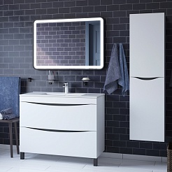 Iddis Мебель для ванной Cloud 100 белая – фотография-2